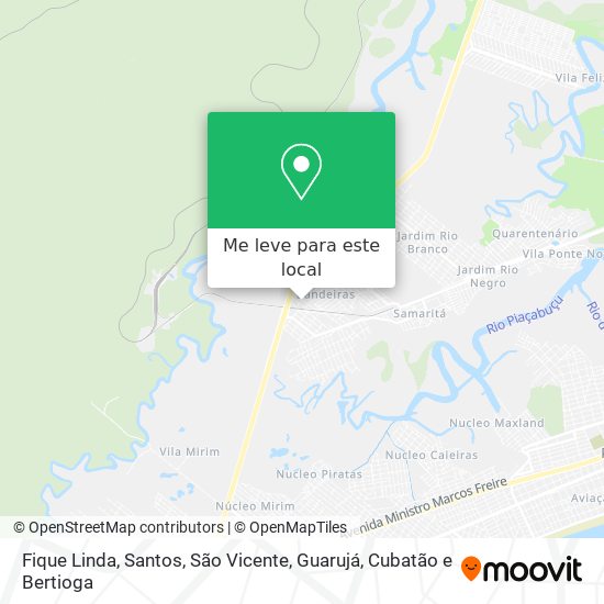 Fique Linda mapa