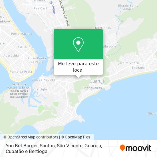 You Bet Burger mapa