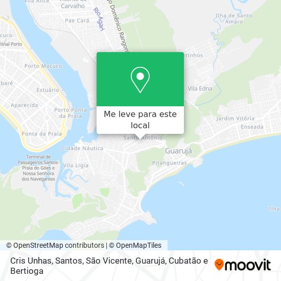 Cris Unhas mapa