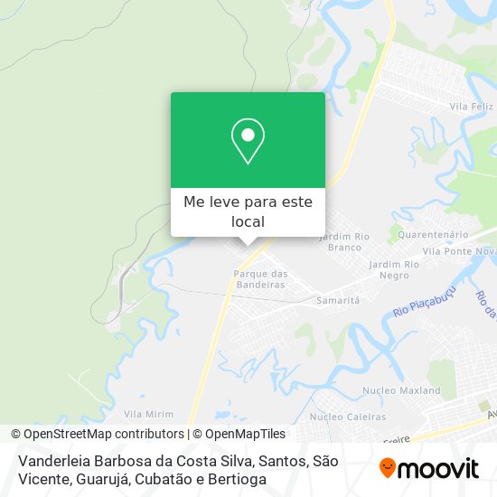 Vanderleia Barbosa da Costa Silva mapa