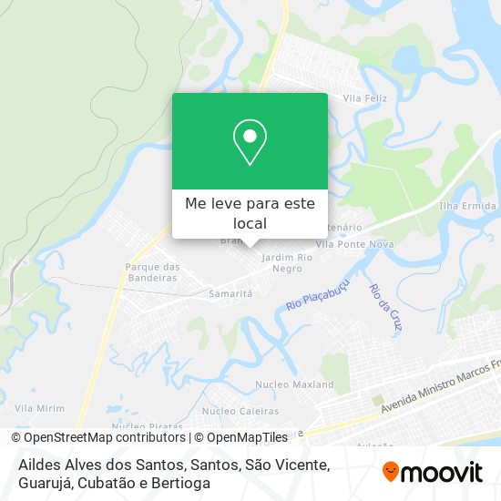 Aildes Alves dos Santos mapa