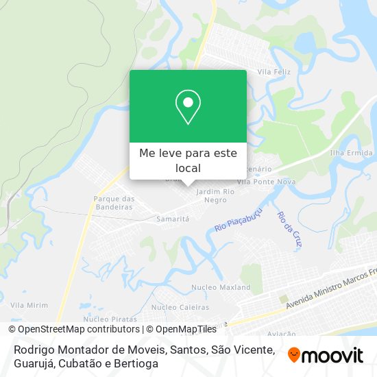Rodrigo Montador de Moveis mapa