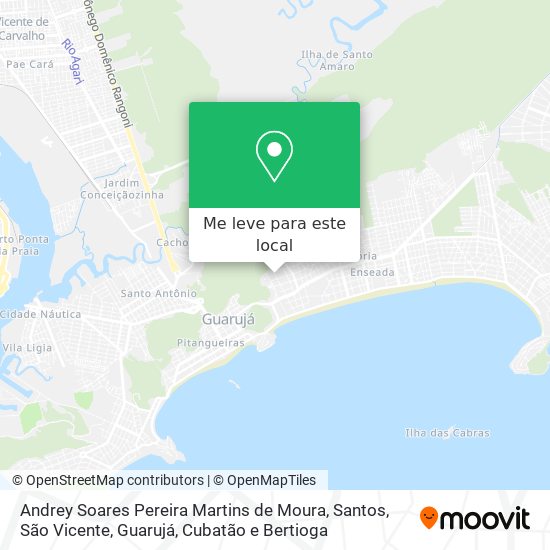 Andrey Soares Pereira Martins de Moura mapa