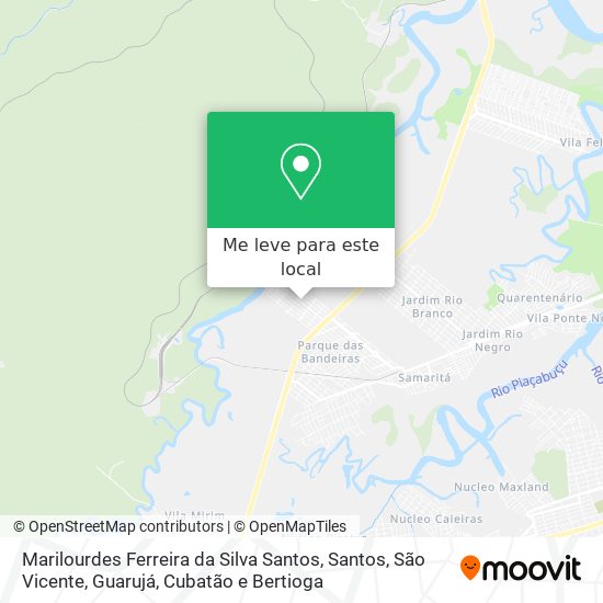 Marilourdes Ferreira da Silva Santos mapa