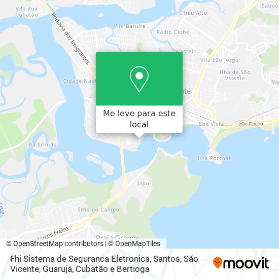 Fhi Sistema de Seguranca Eletronica mapa