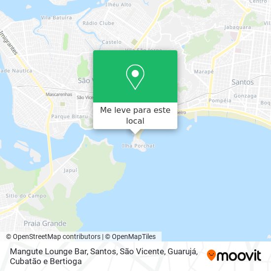 Mangute Lounge Bar mapa