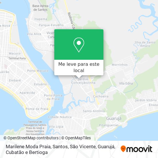 Marilene Moda Praia mapa