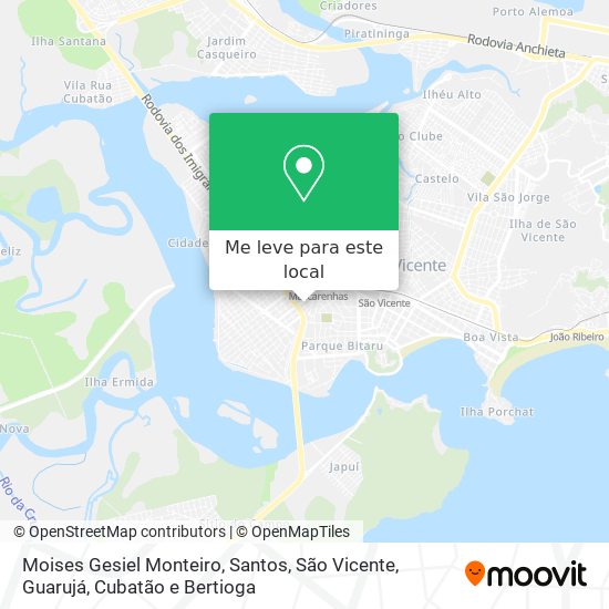 Moises Gesiel Monteiro mapa