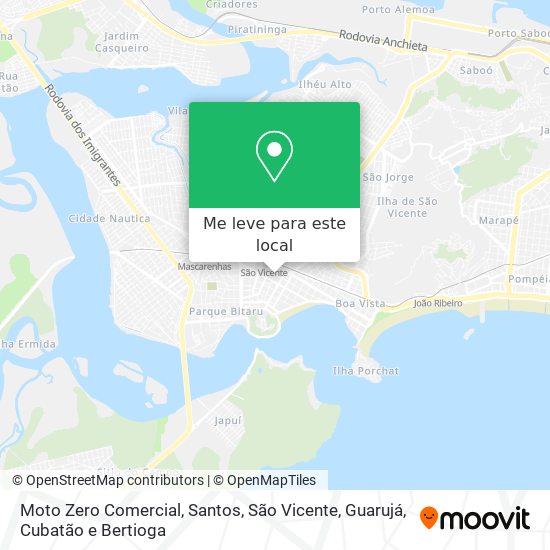 Moto Zero Comercial mapa