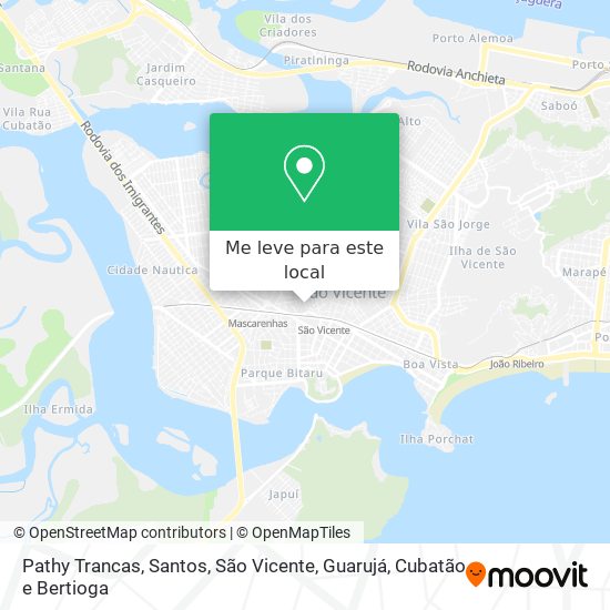 Pathy Trancas mapa
