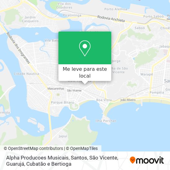 Alpha Producoes Musicais mapa