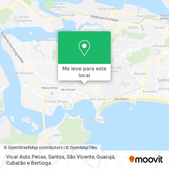 Vicar Auto Pecas mapa