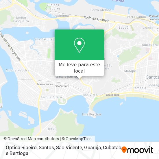Óptica Ribeiro mapa