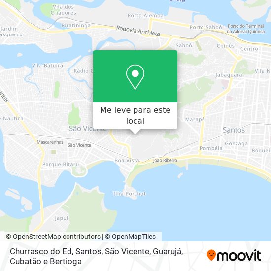 Churrasco do Ed mapa