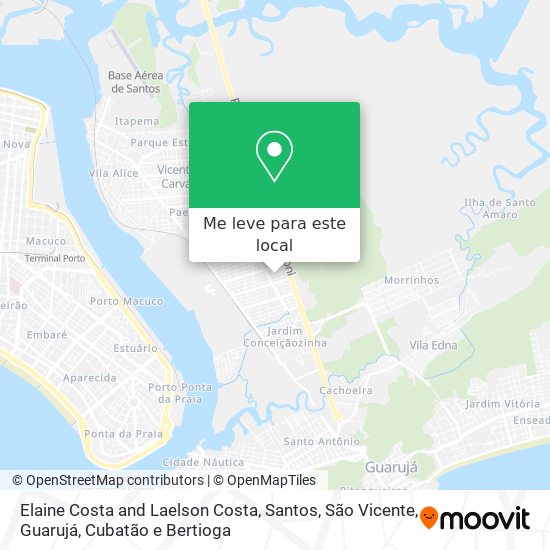 Elaine Costa and Laelson Costa mapa