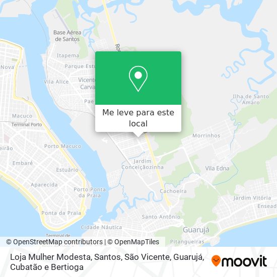 Loja Mulher Modesta mapa