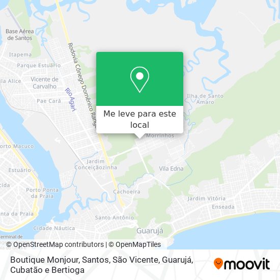 Boutique Monjour mapa