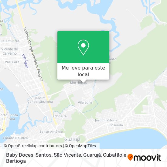Baby Doces mapa