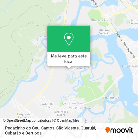 Pedacinho do Ceu mapa