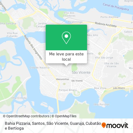 Bahia Pizzaria mapa