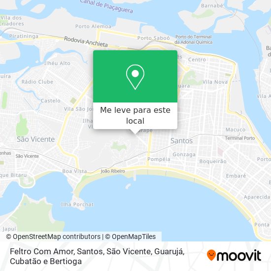 Feltro Com Amor mapa