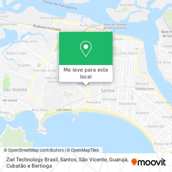 Ziel Technology Brasil mapa