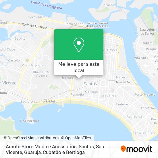 Amotu Store Moda e Acessorios mapa