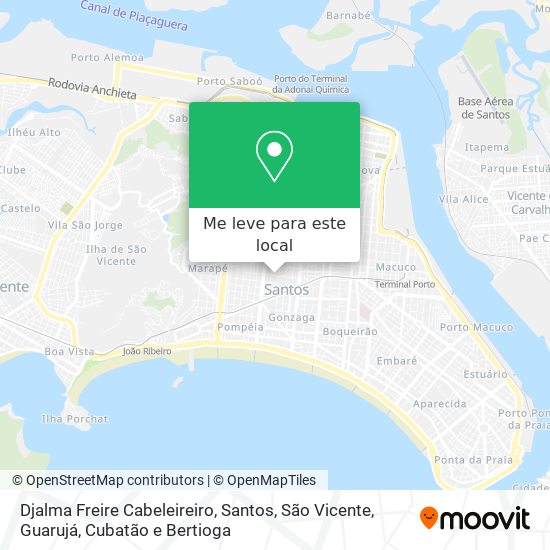 Djalma Freire Cabeleireiro mapa