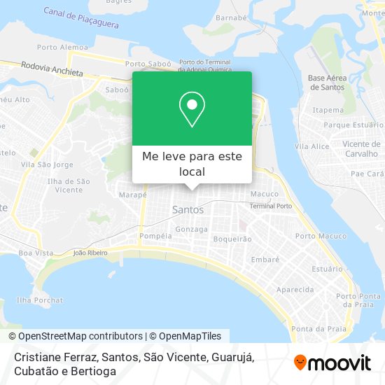 Cristiane Ferraz mapa