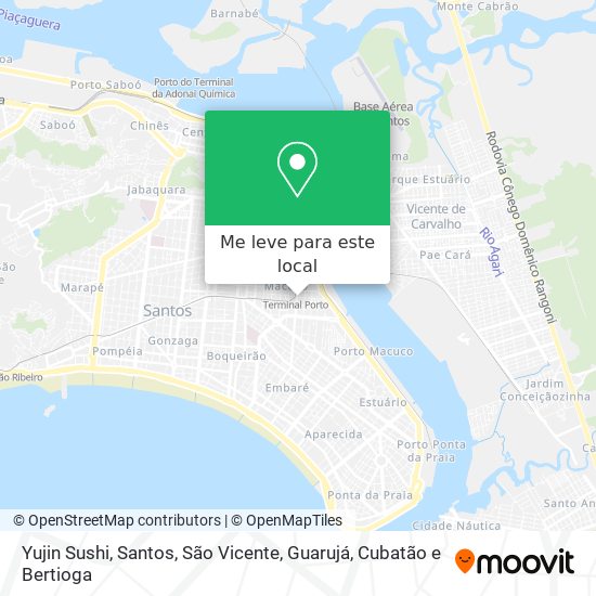 Yujin Sushi mapa