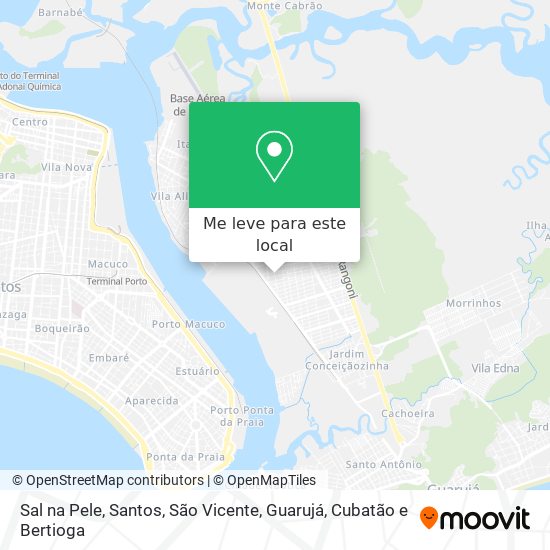 Sal na Pele mapa