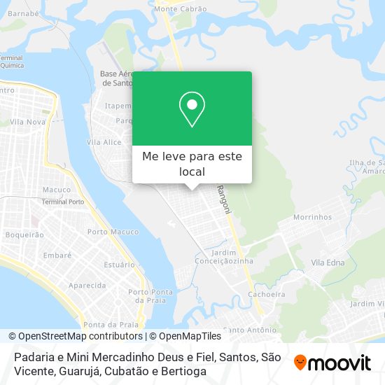 Padaria e Mini Mercadinho Deus e Fiel mapa