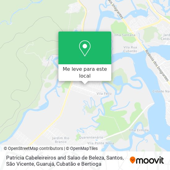 Patricia Cabeleireiros and Salao de Beleza mapa