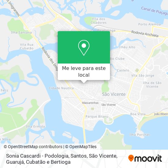 Sonia Cascardi - Podologia mapa