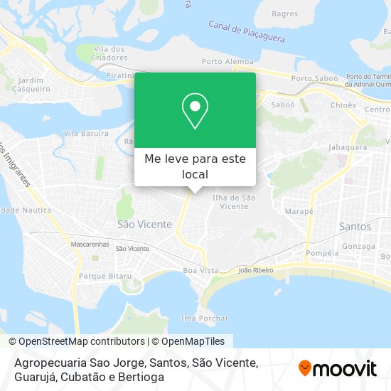 Agropecuaria Sao Jorge mapa