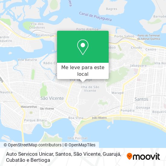 Auto Servicos Unicar mapa