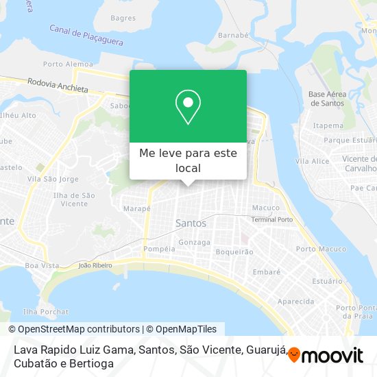 Lava Rapido Luiz Gama mapa