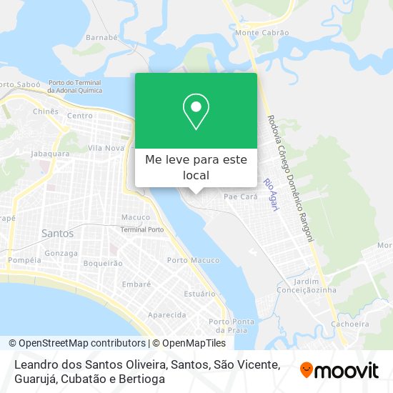 Leandro dos Santos Oliveira mapa