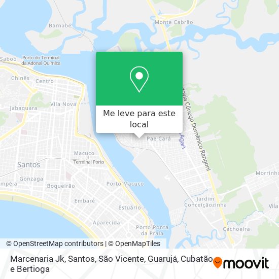 Marcenaria Jk mapa