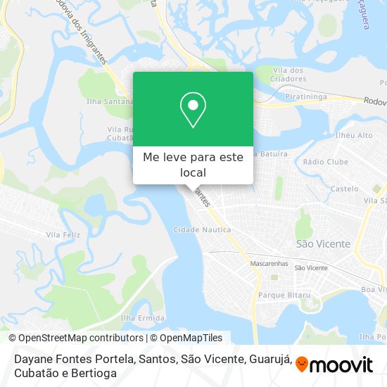 Dayane Fontes Portela mapa