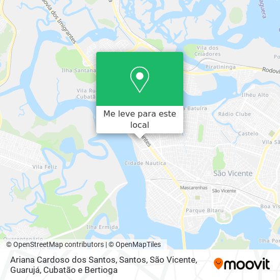 Ariana Cardoso dos Santos mapa
