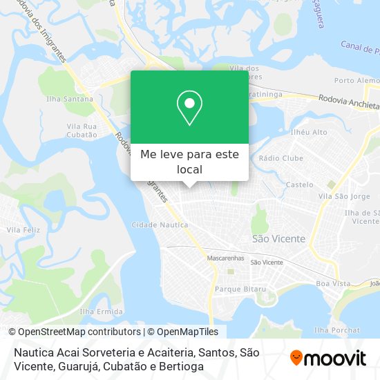 Nautica Acai Sorveteria e Acaiteria mapa