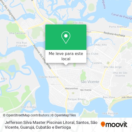 Jefferson Silva Master Piscinas Litoral mapa