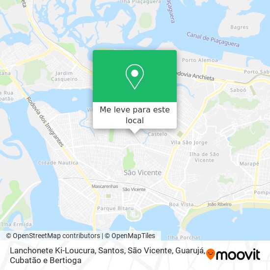 Lanchonete Ki-Loucura mapa