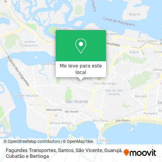 Fagundes Transportes mapa