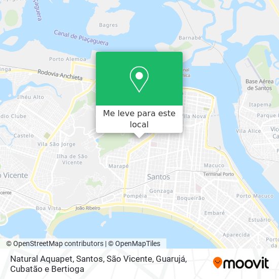 Natural Aquapet mapa