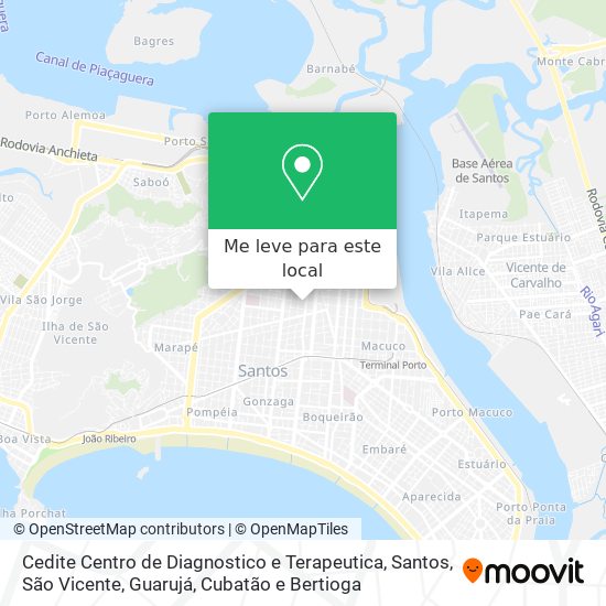 Cedite Centro de Diagnostico e Terapeutica mapa