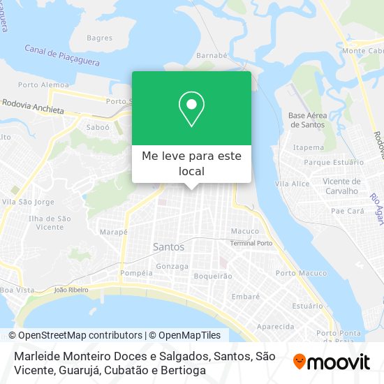 Marleide Monteiro Doces e Salgados mapa