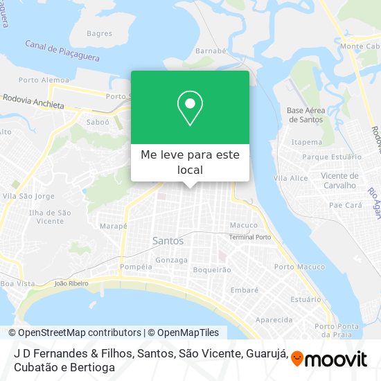 J D Fernandes & Filhos mapa