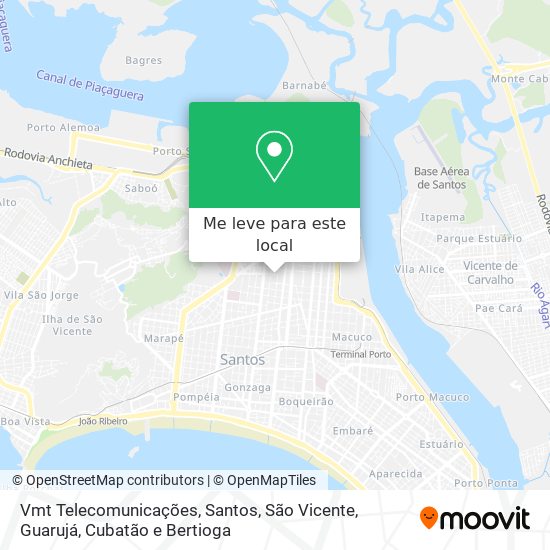 Vmt Telecomunicações mapa
